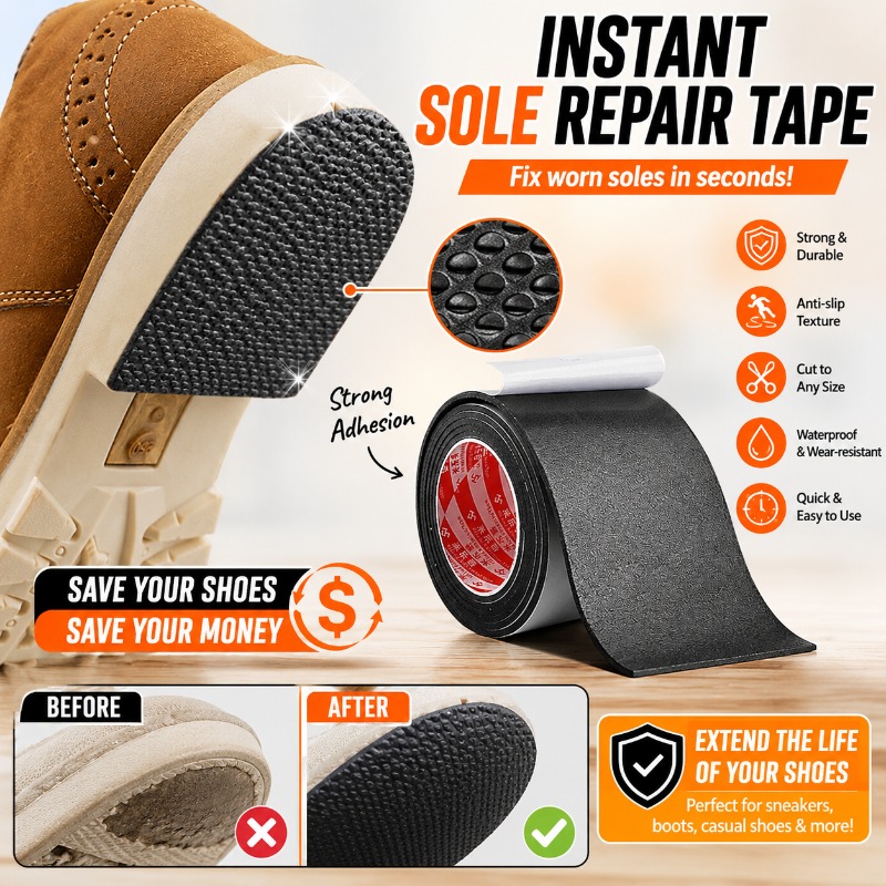 Sneaker Care Kit - 1 pièce Autocollant silencieux antidérapant pour